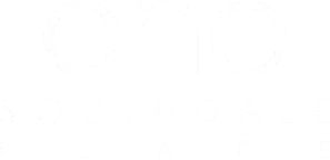 "one SOUTHDALE PLACE" logo in white text on a black background.